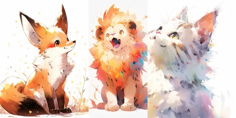 Studio Ghibli Ink Paintings generated by undefined
