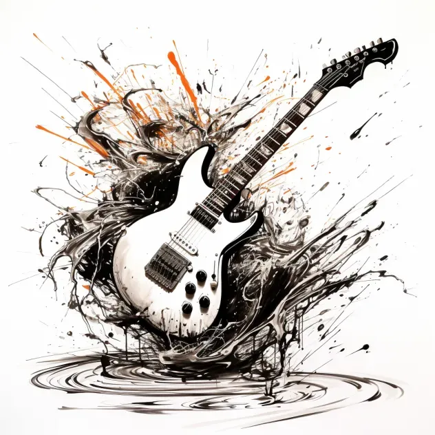 Exploding Ink Drawings