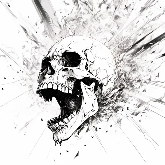 Exploding Ink Drawings