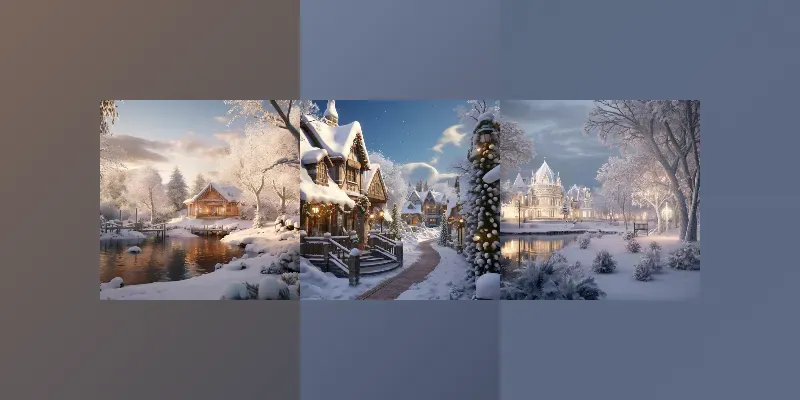 Winter Wonderland Backgrounds generated by undefined