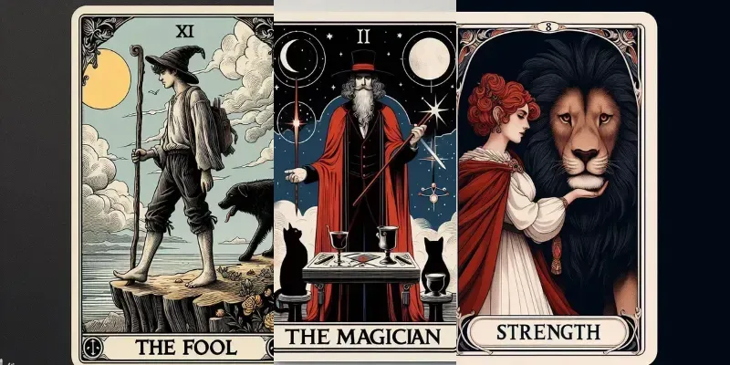Realistic Gothic Tarot Cards generated by undefined
