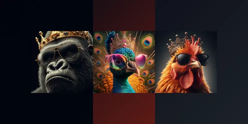 Photorealistic Animals In Sunglasses generated by undefined