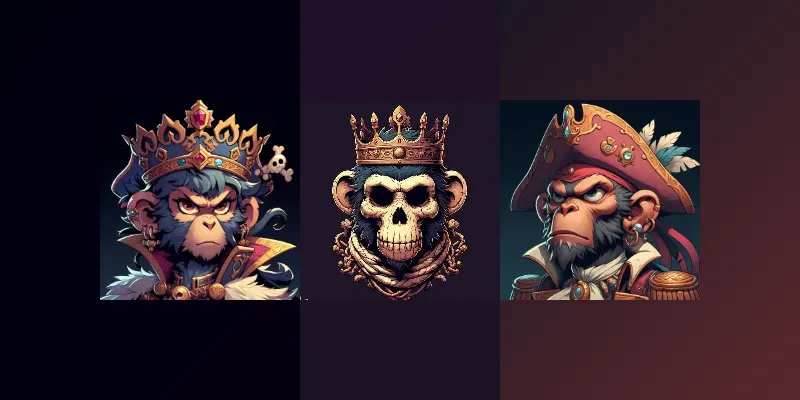 Ape Crown Avatars generated by undefined