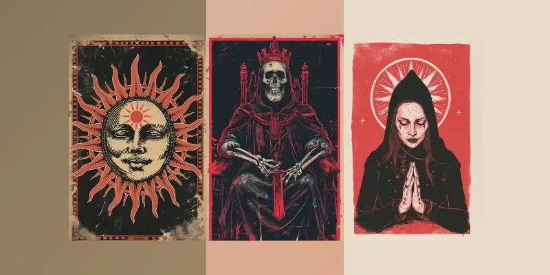 Old School Tarot Designs generated by undefined
