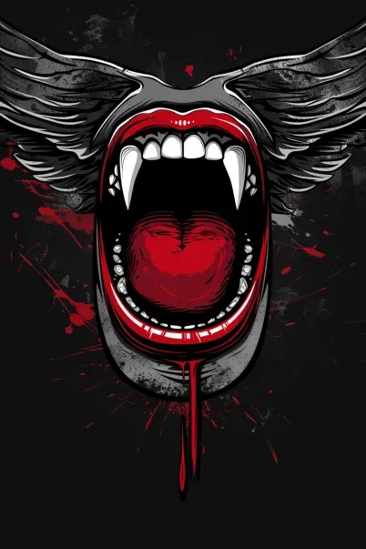 Mouth Logo T Shirt Designs