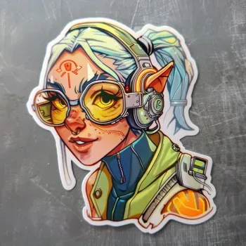 Cyberpunk Dungeons And Dragons Stickers