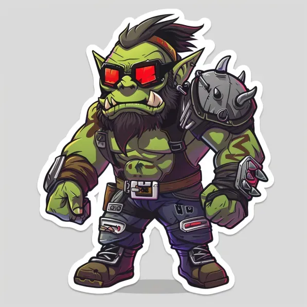 Cyberpunk Dungeons And Dragons Stickers