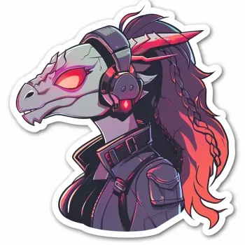 Cyberpunk Dungeons And Dragons Stickers