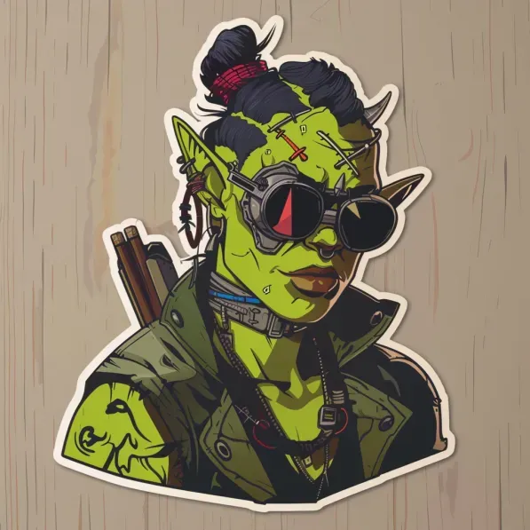 Cyberpunk Dungeons And Dragons Stickers