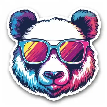 Retro 80s Animal Stickers