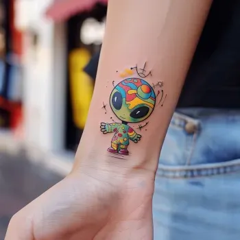 Cartoon Wonders Whimsical Tattoo Designs