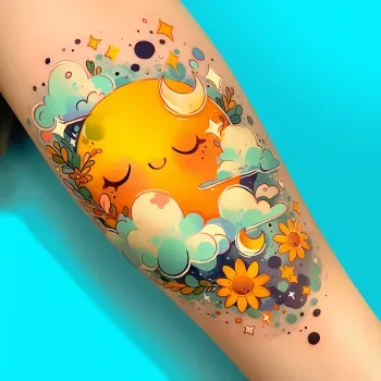 Cartoon Wonders Whimsical Tattoo Designs