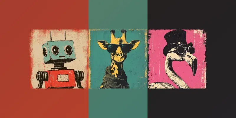 Retro Pop Prints generated by undefined