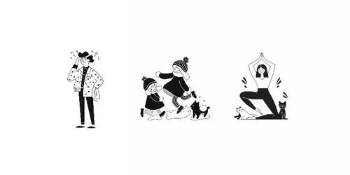 Minimalist Illustration Designs generated by midjourney
