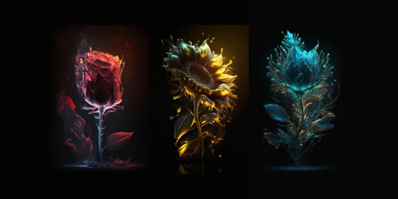 Magical Flowers generated by undefined