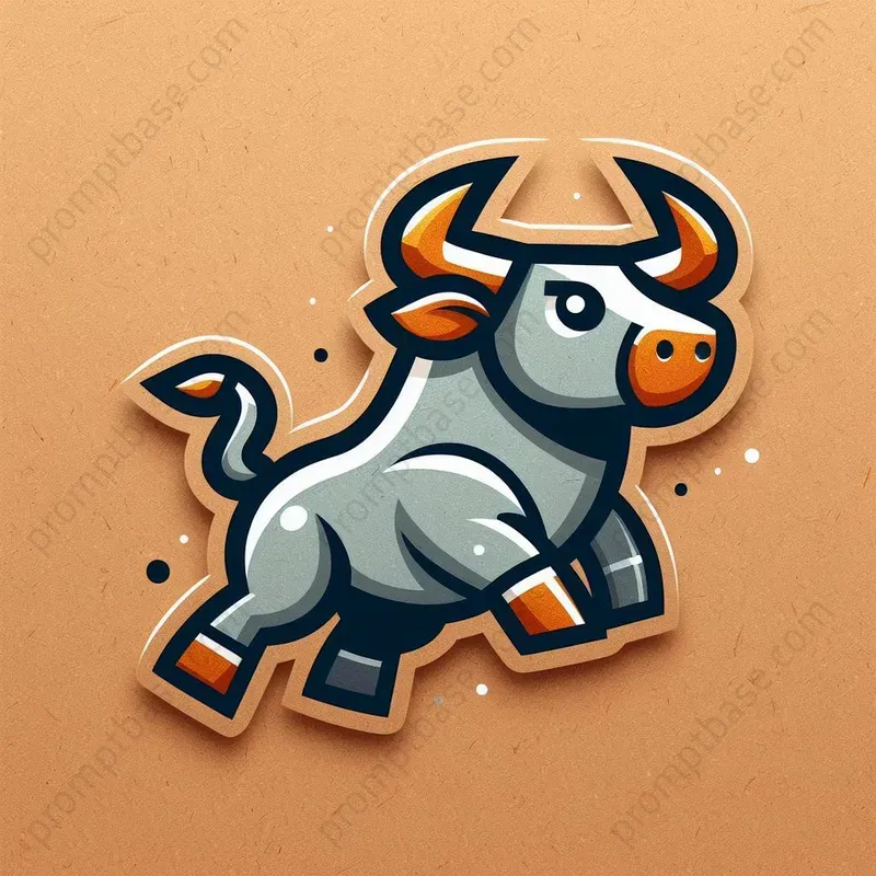 Sleek Cartoon Logo Sticker Designs