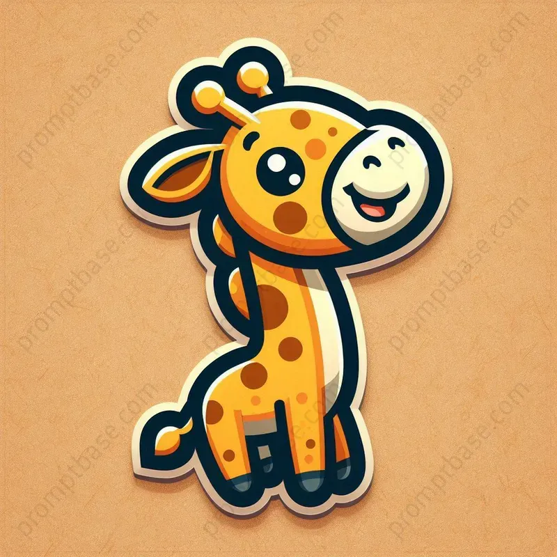 Sleek Cartoon Logo Sticker Designs