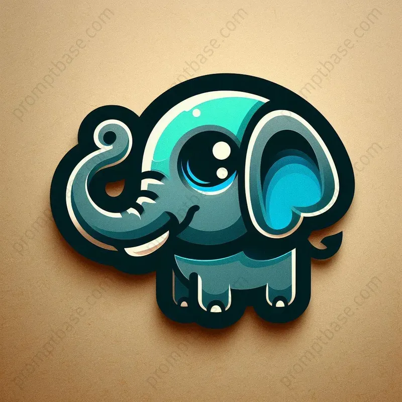 Sleek Cartoon Logo Sticker Designs