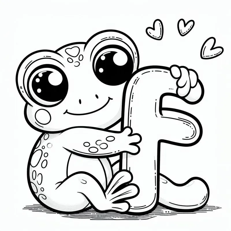 Easy Educational Children Coloring Pages