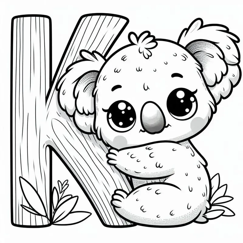 Easy Educational Children Coloring Pages