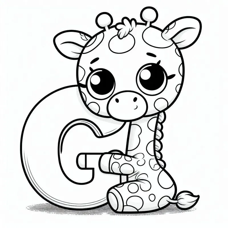 Easy Educational Children Coloring Pages