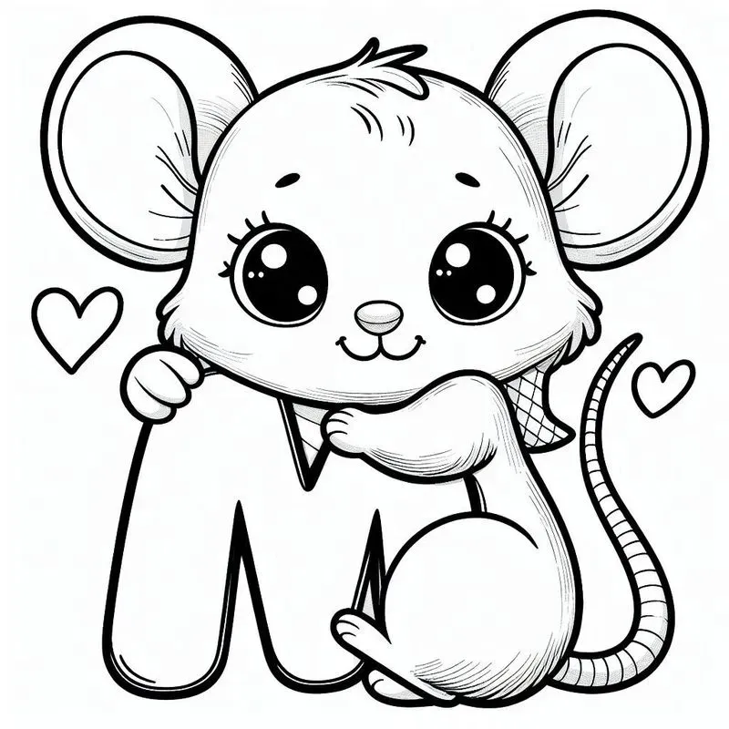 Easy Educational Children Coloring Pages