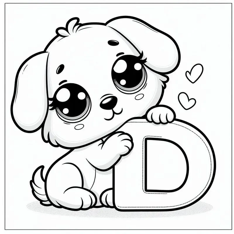Easy Educational Children Coloring Pages