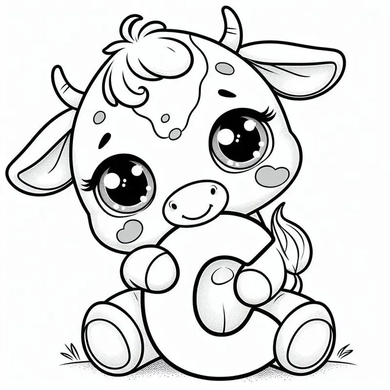 Easy Educational Children Coloring Pages