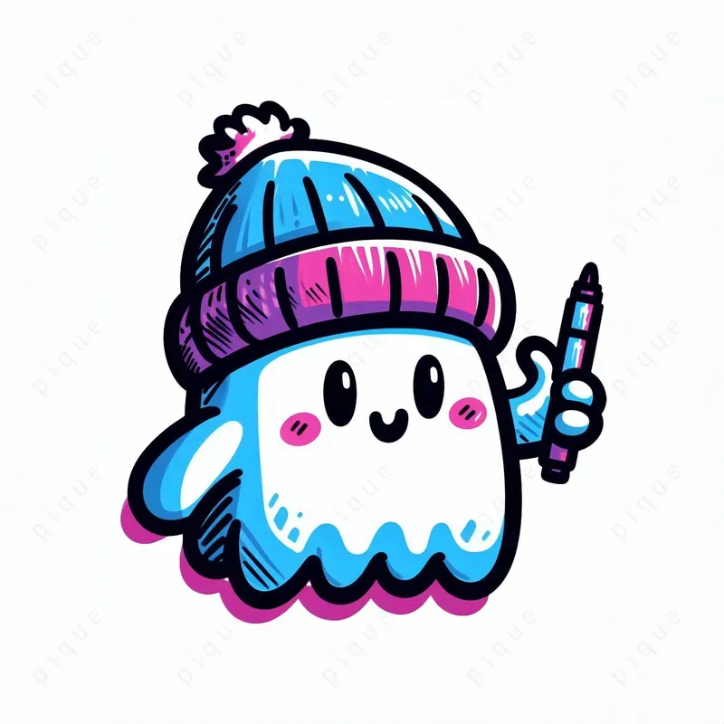 Vibrant Line Art For Digital Prints