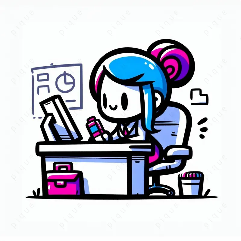 Vibrant Line Art For Digital Prints