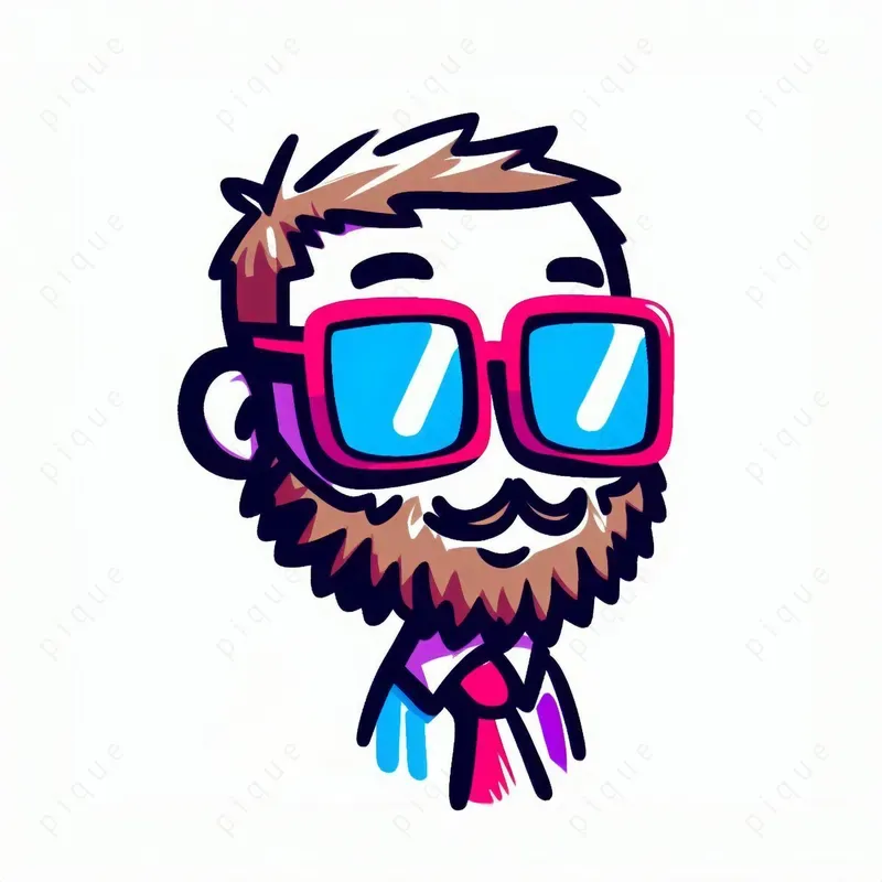 Vibrant Line Art For Digital Prints