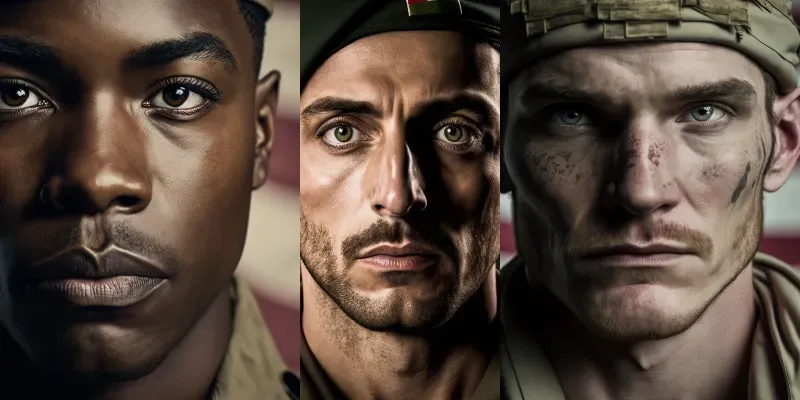 Patriotic Portraits generated by undefined