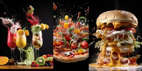 Food Advertising Photographs generated by midjourney