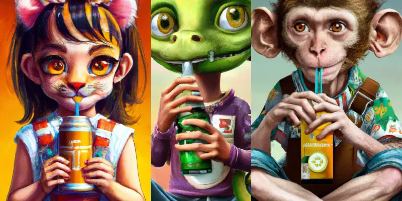 Juice Box Animals generated by undefined