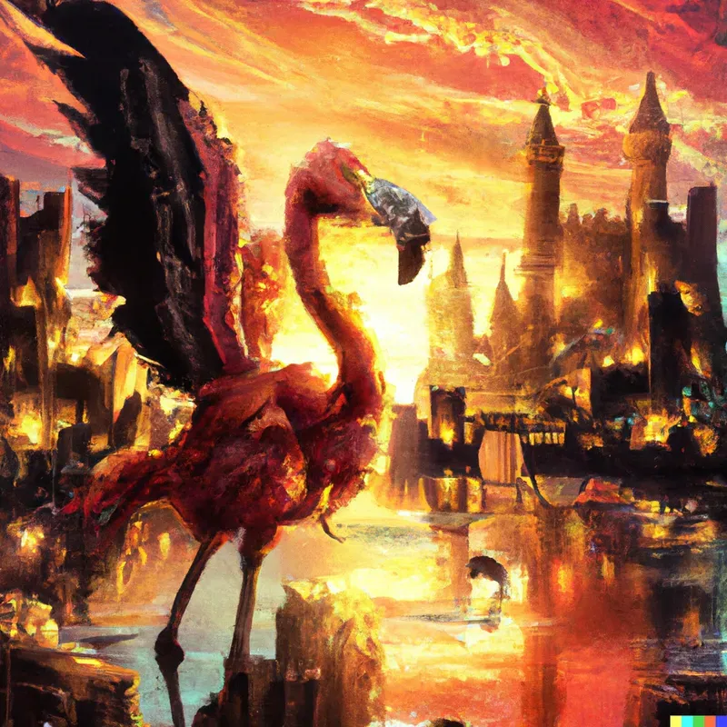Beautiful Fantasy City Background Art