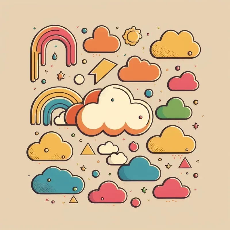 Cute 2D Icons