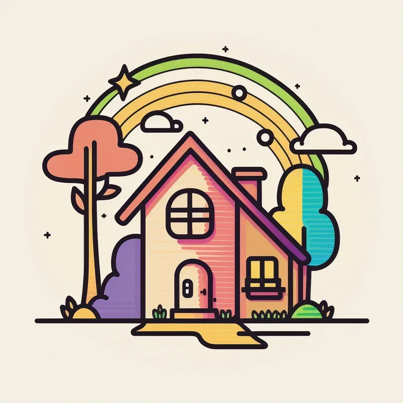 Cute 2D Icons