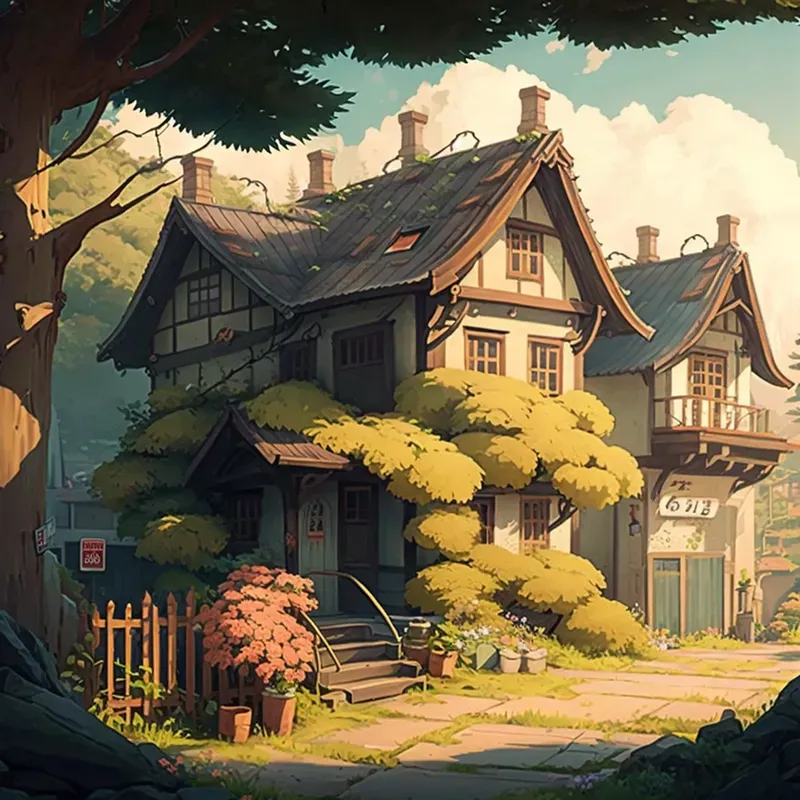 Ghibli Style Illustrations
