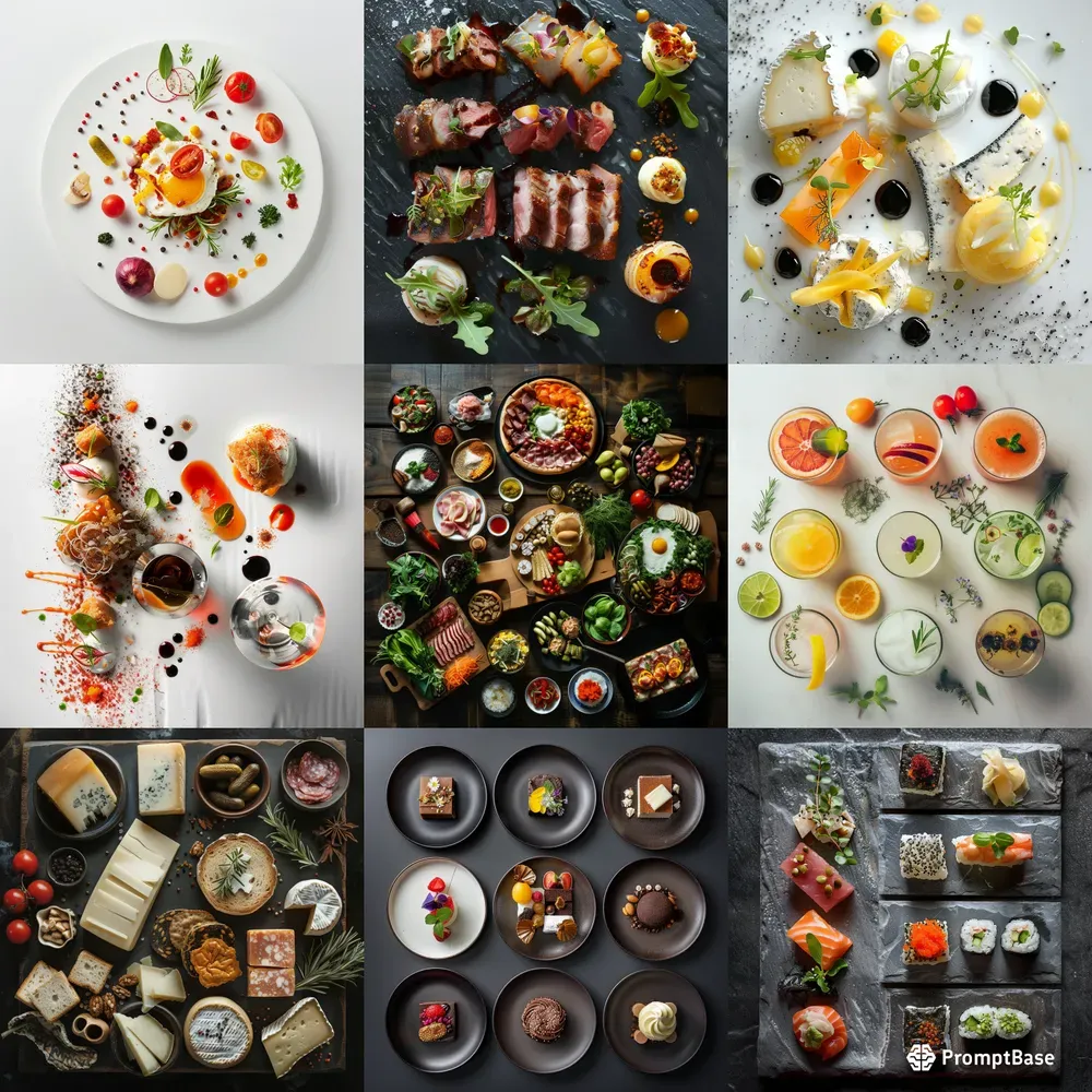 Modern Foods In Modern Presentations