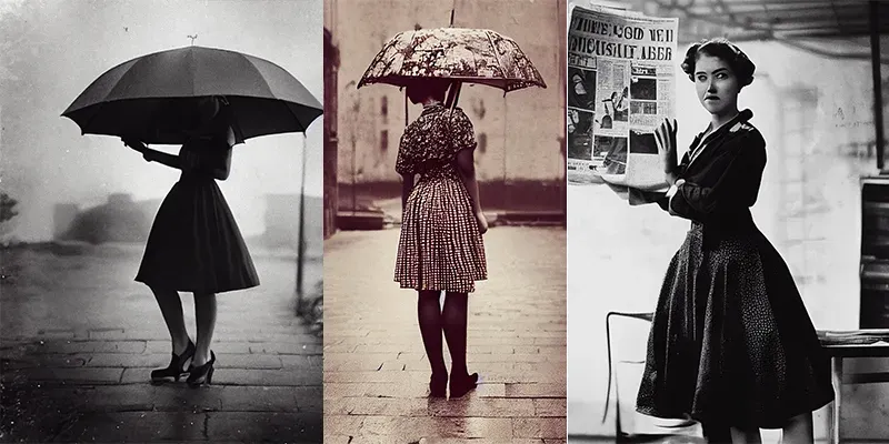 Vintage Photographs of Women generated by undefined