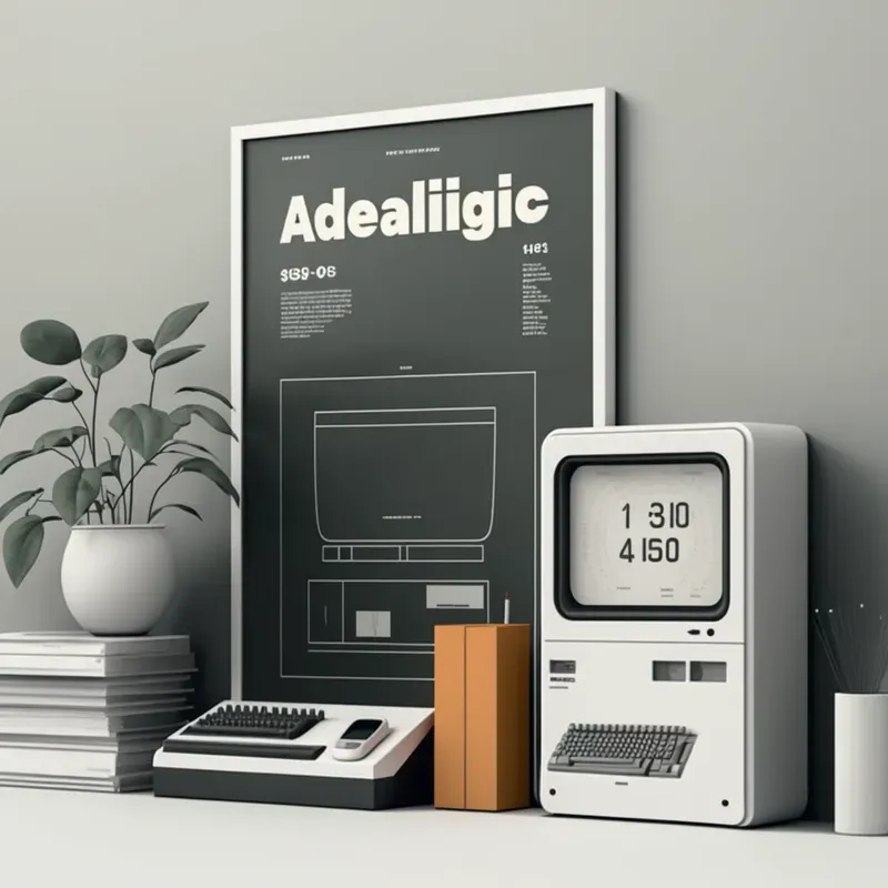 Minimalistic Graphic Design Poster Mockup