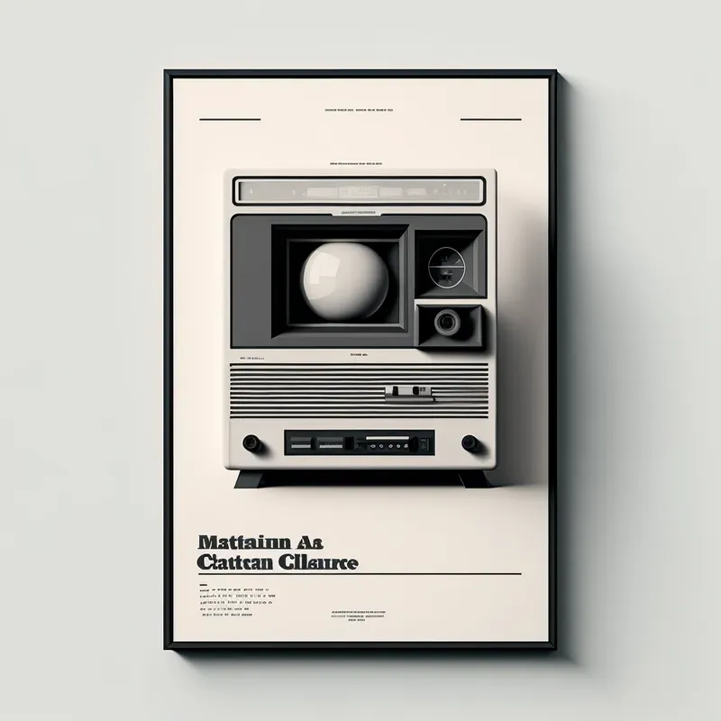 Minimalistic Graphic Design Poster Mockup