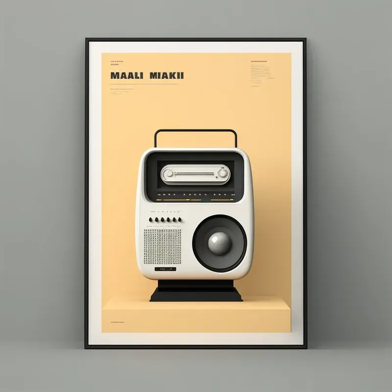 Minimalistic Graphic Design Poster Mockup