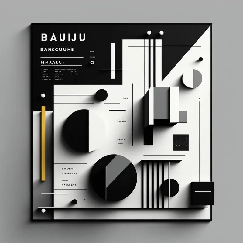 Minimalistic Geometric Design Poster Mockup