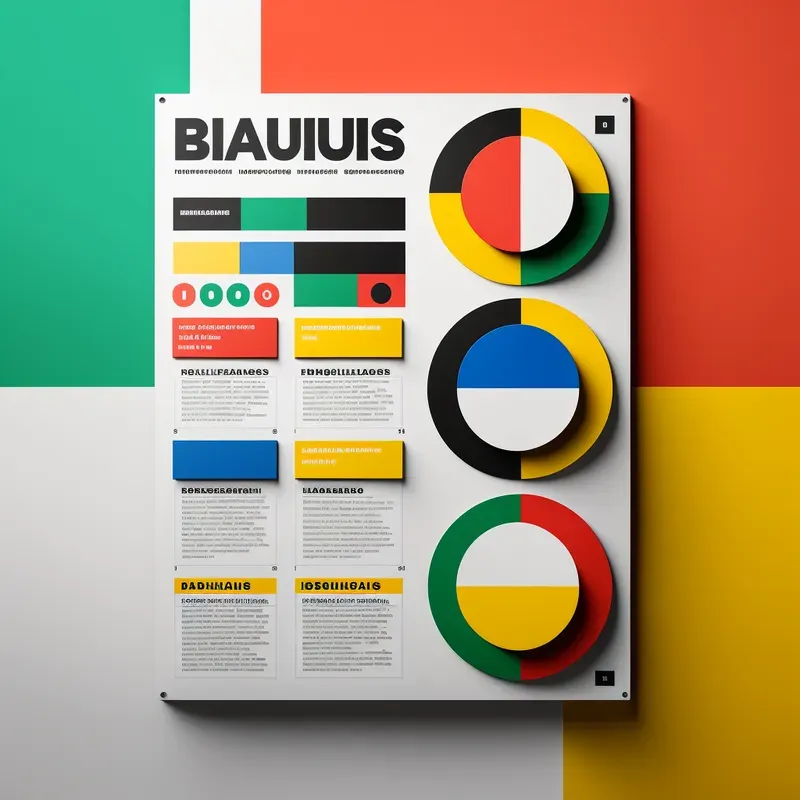 Minimalistic Geometric Design Poster Mockup
