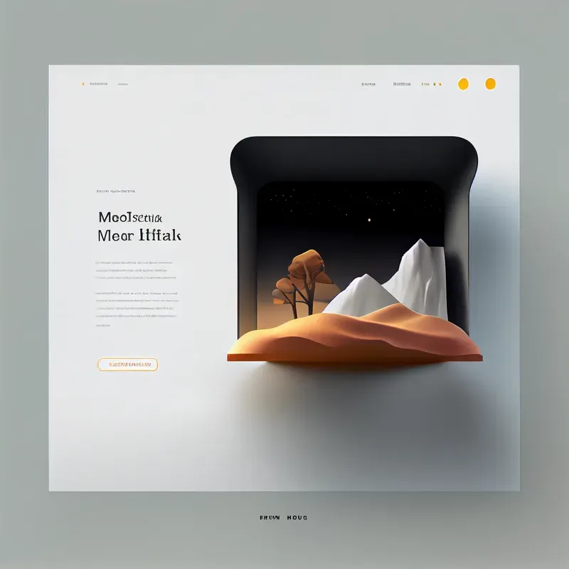 Minimalistic Website Mockups