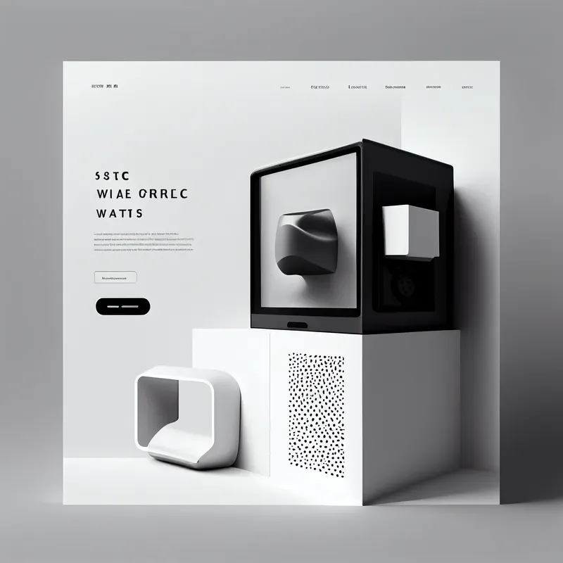 Minimalistic Website Mockups