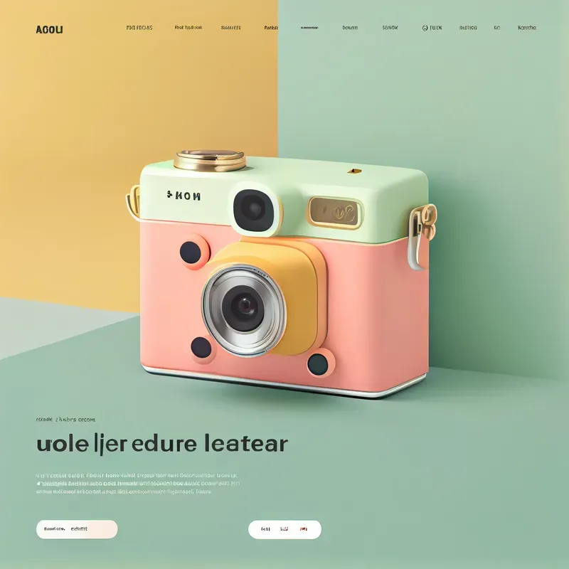 Minimalistic Website Mockups