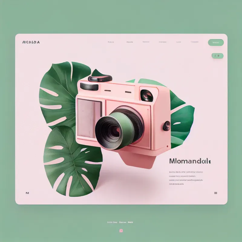 Minimalistic Website Mockups