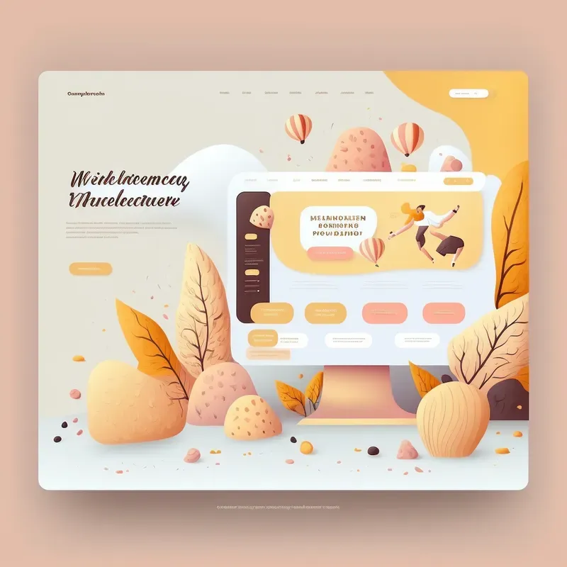 Fun Illustration Website Mockups